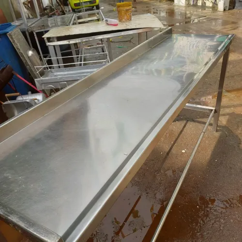 Bancada toda inox reforçada 