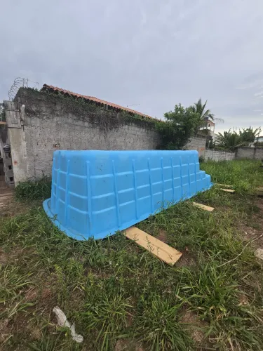 OPORTUNIDADE ÚNICA: Piscina de Fibra 6x3m - Nova (Motivo Mudança de Projeto) ?