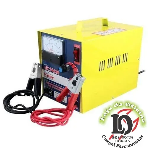 Carregador de baterias 30A em 12V e 15A em 24V - Kitec-CK24A30