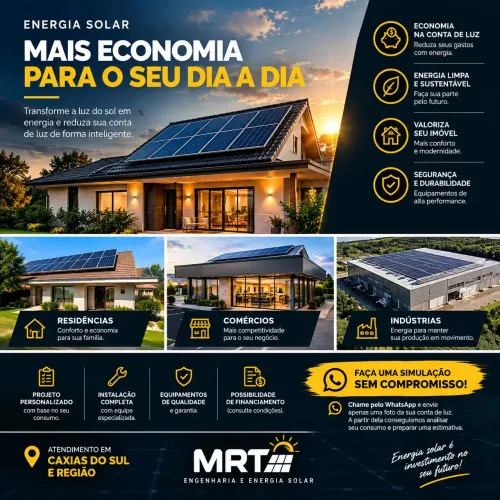 ? ENERGIA SOLAR | ECONOMIZE NA SUA CONTA DE LUZ