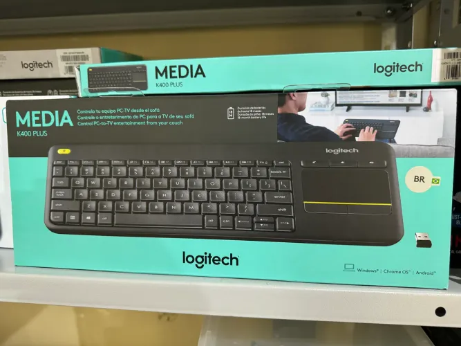 Teclado Sem Fio Logitech K400 Plus
