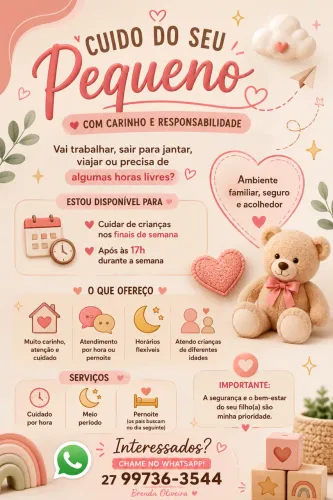 Cuido do seu pequeno 