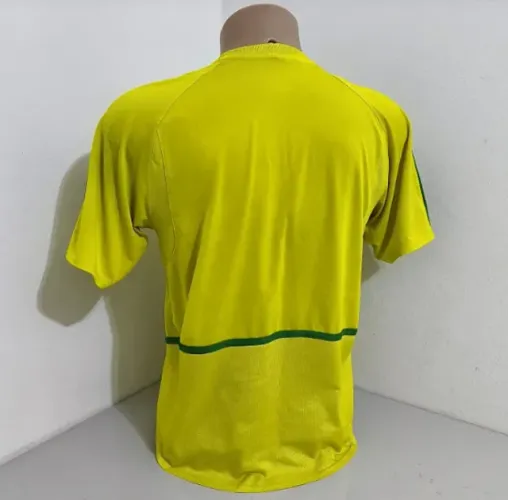 Brasil 2002 Uniforme Titular - MANTO SAGRADO CAMISAS