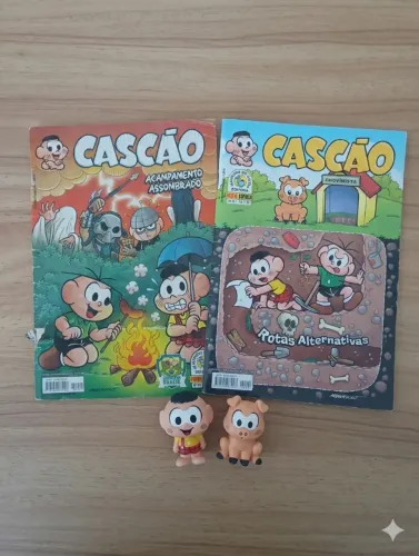 Kit 2 Gibis Cascão | Turma da Mônica | Panini | Edições Antigas