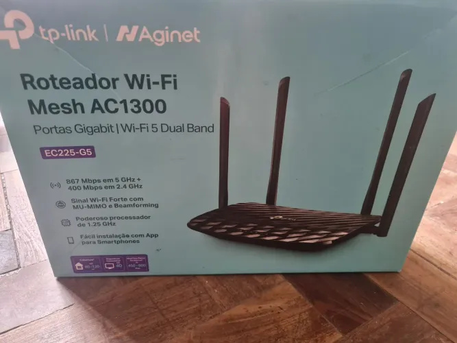 Roteador TP-Link EC225-G5 Gigabit Dual Band AC1300 Na Caixa
