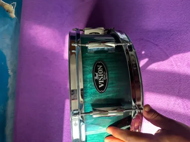 CAIXA PEARL VISION BIRCH 14x5,5" + BAG - PRATICAMENTE NOVA