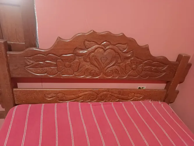 Cama Casal de Angelim trabalhada