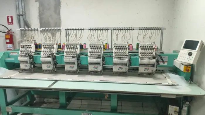 Oportunidade - Máquina de Bordado Industrial Tajima - 6 Cabeças