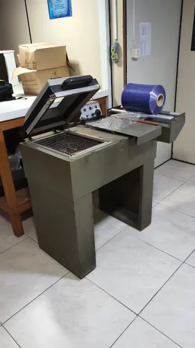 Seladora Conjugada em L Termo Encolhível 30x40cm - 220v | Marca Intertec + 3 Bobinas de PV