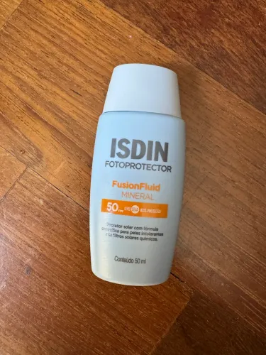 ISDIN Protetor Solar Facial Fusion Fluid Mineral FPS 50 - 50ml