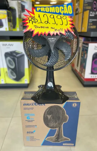 VENTILADOR BRITÂNIA 38CM DE MESA ?