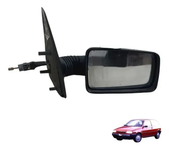 Retrovisor Manual Controle Fiat Tipo Esquerdo Ie Slx 1993