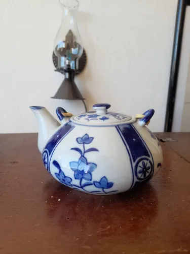 Bule de chá de louça