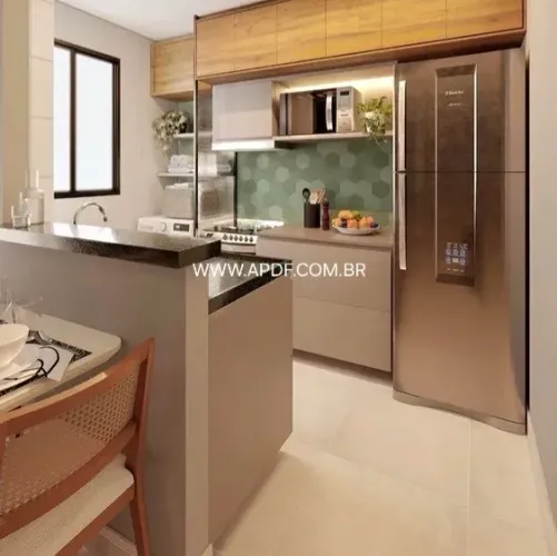 Apartamento 2 Quartos para Venda em Brasília, Areal (Águas Claras), 2 dormitórios, 1 banhe