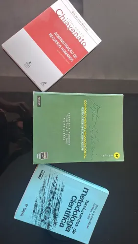LIVROS DE GESTÃO DE RH, METODOLOGIA E COMPORT. ORGANIZACIONAL