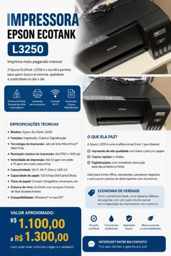 Impressora e Plastificadora
