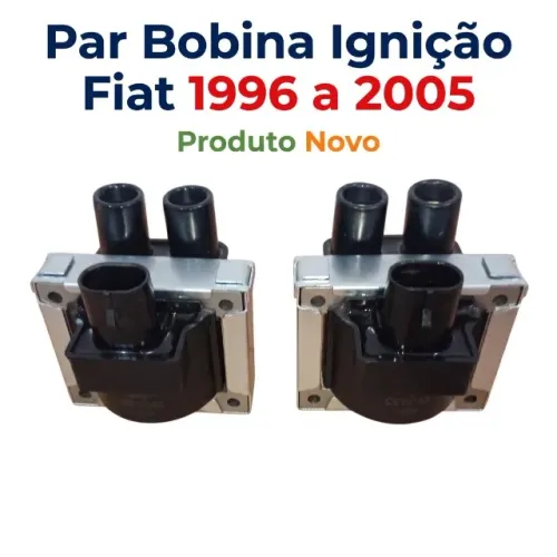 Par Bobina Ignição Fiat 1996 a 2005 - Novo