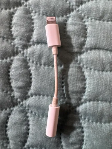 Adaptador original Apple Lightning fone 3,5 mm P2