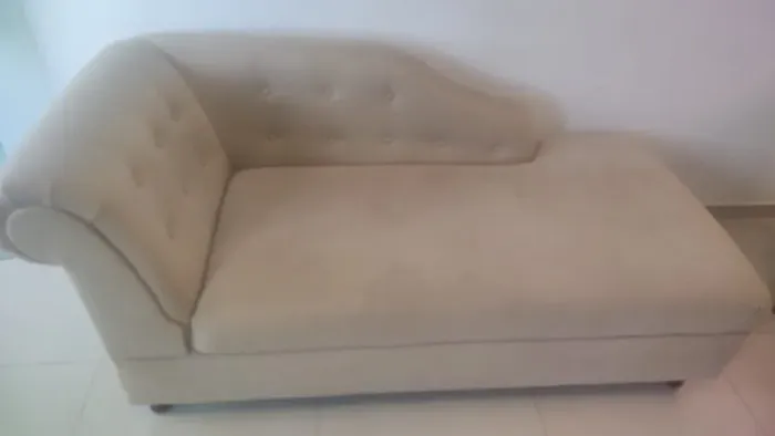 Sofá Recamier / Divã Estilo Clássico Bege