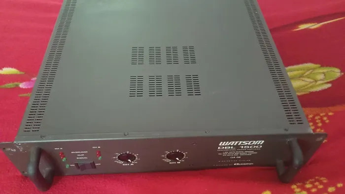 Amplificador Profissional Wattsom DBL 1500 Ciclotron - Funcionando