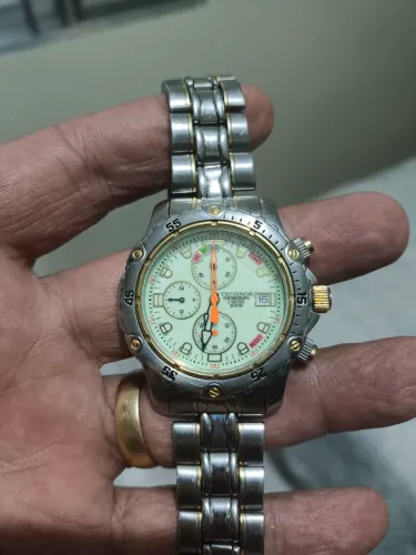 Technos natulite cronógrafo 200metros leia o anúncio!