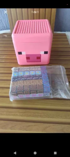 Minecraft magnético quadrado bloco de construção 