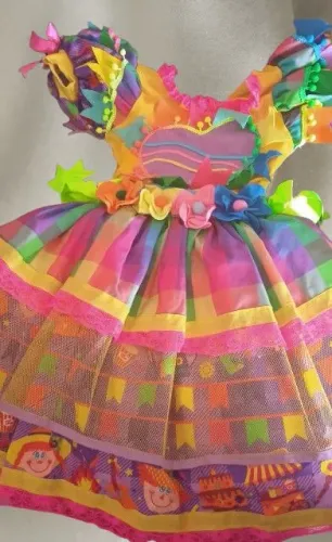 Vestido Junino infantil