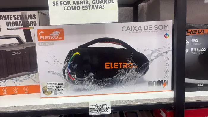 Caixa de som Eletro 800W - Frete Grátis!!!