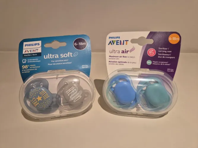 Dois conjuntos com 2 chupetas cada Philips Avent