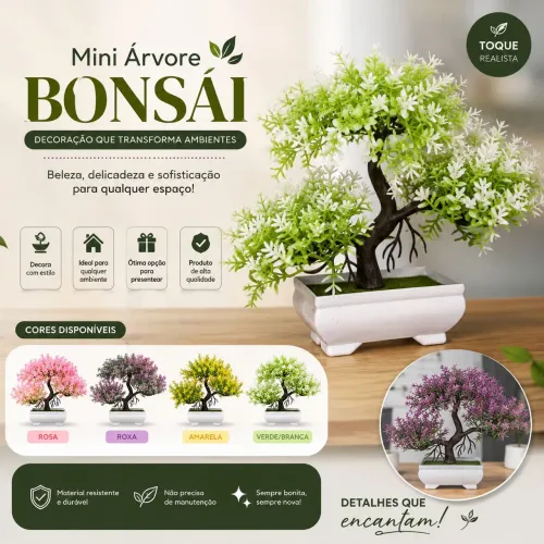 ? MINI ÁRVORE DECORATIVA TIPO BONSAI ?