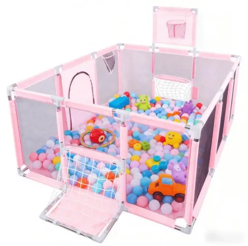Cercado rosa para bebê