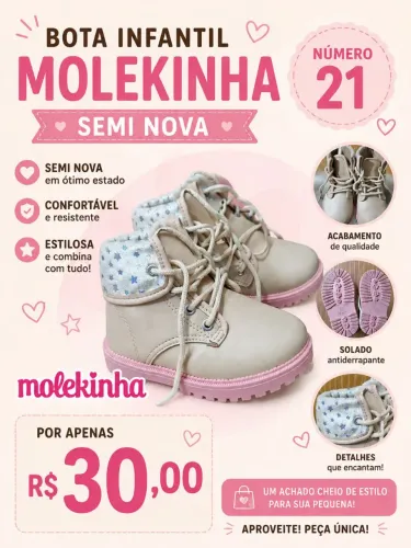 Bota infantil