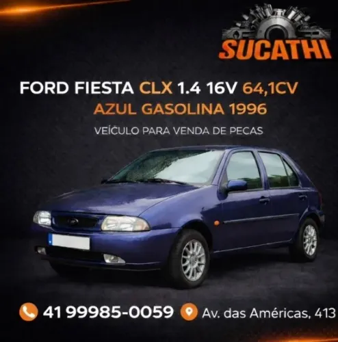Sucata Venda De Peças Ford Fiesta CLX 1.4 16V Gasolina