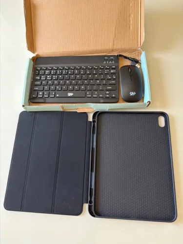 Kit Para iPad 11 A16 Capa, Teclado, mouse e película 