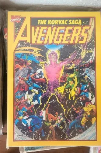AVENGERS THE KORVAC SAGA ORIGINAL ANOS 80 RARIDADE