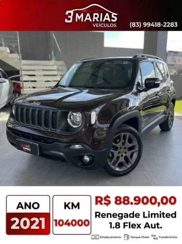 Jeep Renegade Limited 1.8 4X2 Flex 16V Aut. 2021