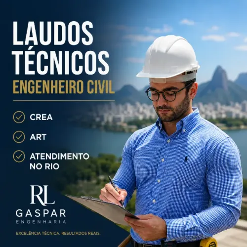 Engenheiro Civil | Laudos Técnicos, ART e Vistorias no Rio de Janeiro