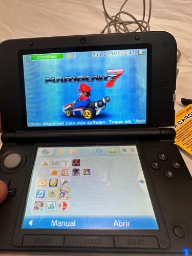 Nitendo 3Ds XL Mário e Luigi Edição Especial