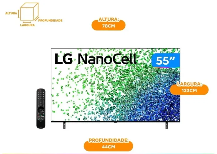 Tv Lg 55 polegadas Nano Cell