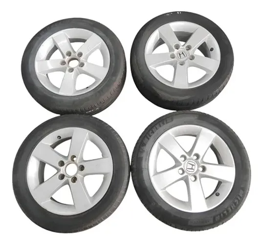 Jogo Roda Honda New Civic Aro 16 5furos 2007/2011 Preto