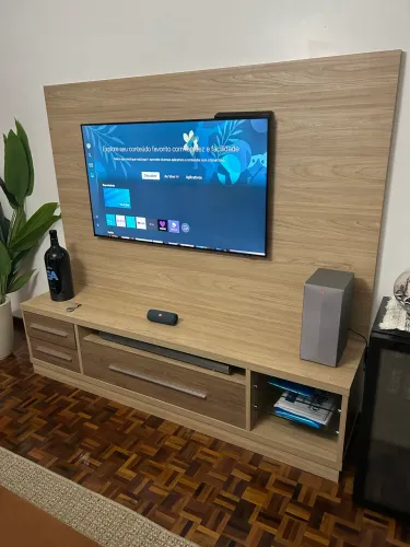 Rack de sala com painel 