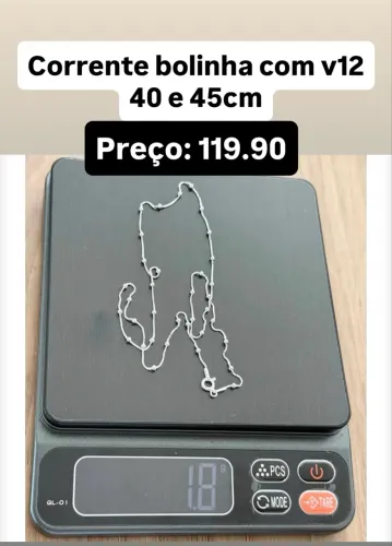 Corrente bolinha com v12