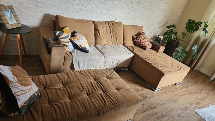 Sofa 2,90m chaise e puff