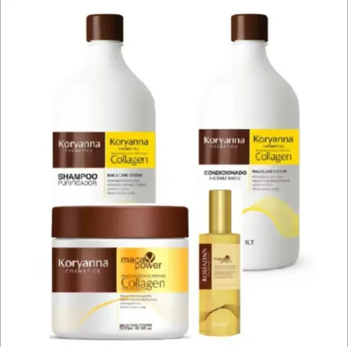Kit Collage Completo Karseell Máscara Shampoo Condicionador e Óleo