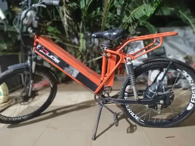 bicicleta elétrica duos ( reforma inclusa no valor )