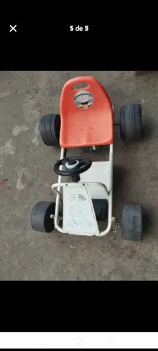 Mini kart eletrico antigo do Seninha anos 80.