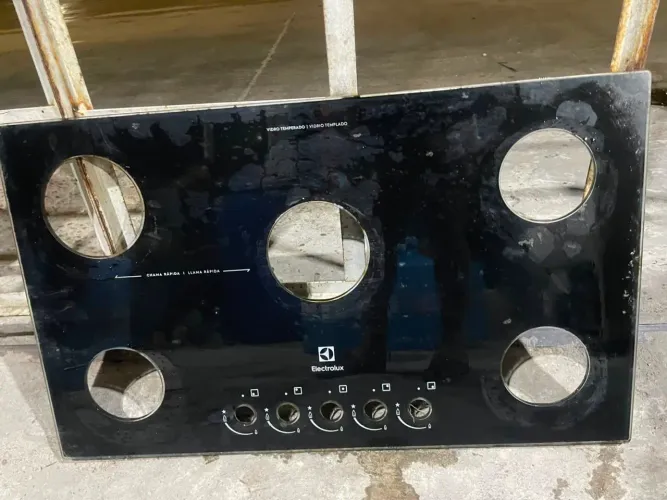 Tampo de cooktop eletrolux 5 bocas