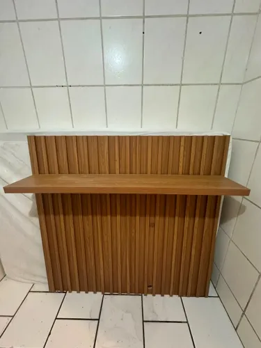 Rack com painel para TV 139cm até 55 polegadas - Freijó - Dalla Costa