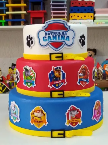Vende-se Bolo Cenográfico Fake Patrulha Canina