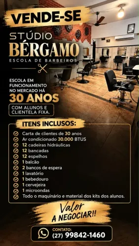 Vendo Escola de Barbeiro em Itaciba Cariacica 